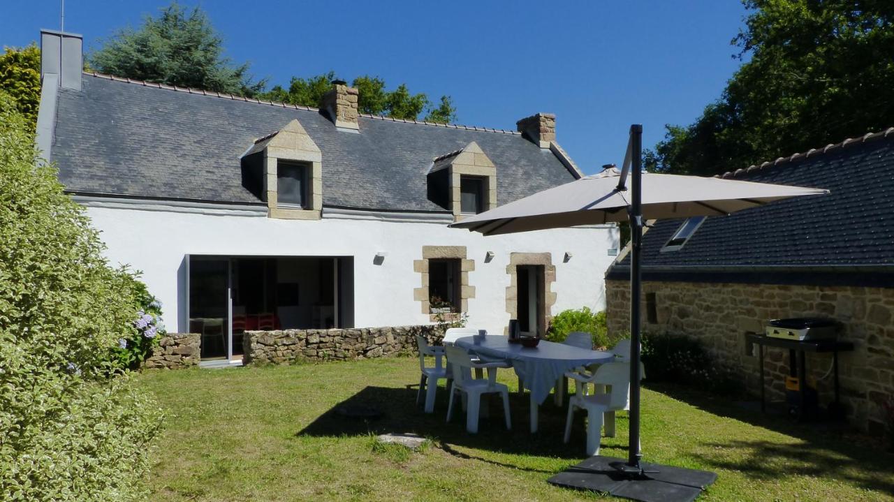 Belle Longere En Campagne A Larmor Baden Villa Exteriör bild