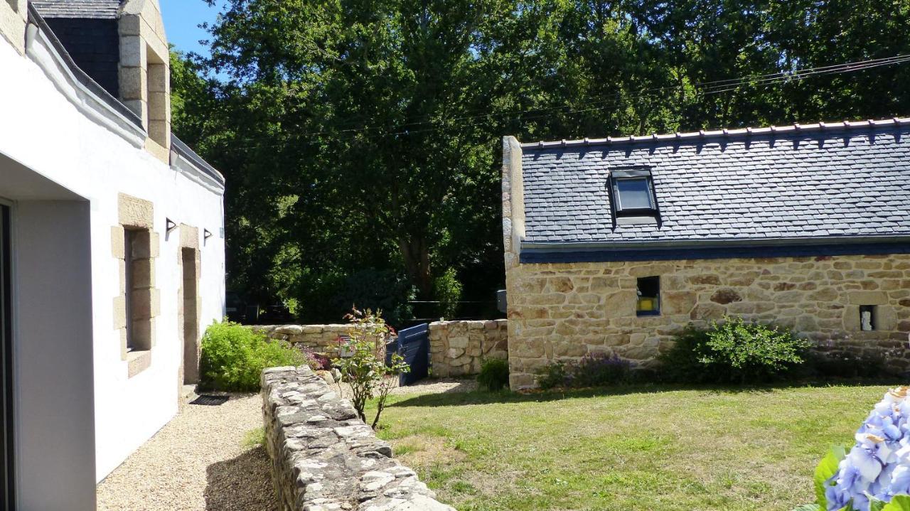 Belle Longere En Campagne A Larmor Baden Villa Exteriör bild